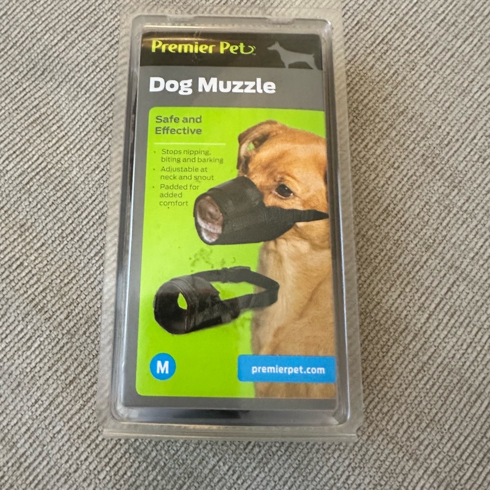 Premier Pet Dog Muzzle - Black
